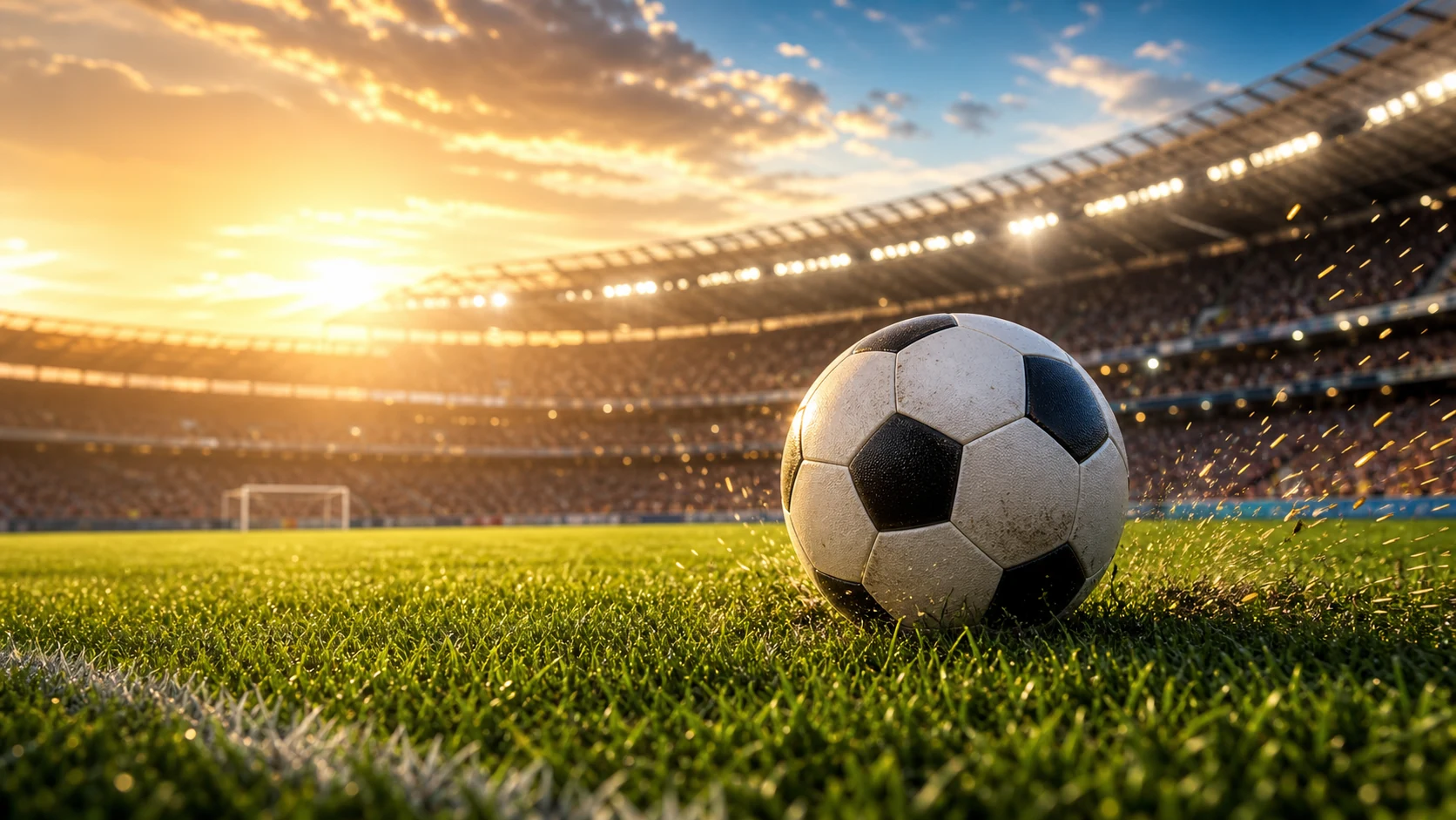 Sweet Bonanza futbol temalı stadyum görseli